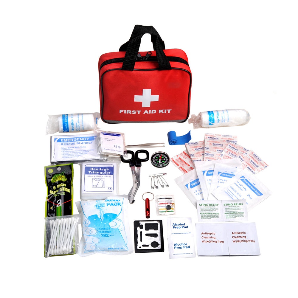 Botiquín de primeros auxilios de 100 piezas Suministros médicos Bolsa de emergencia