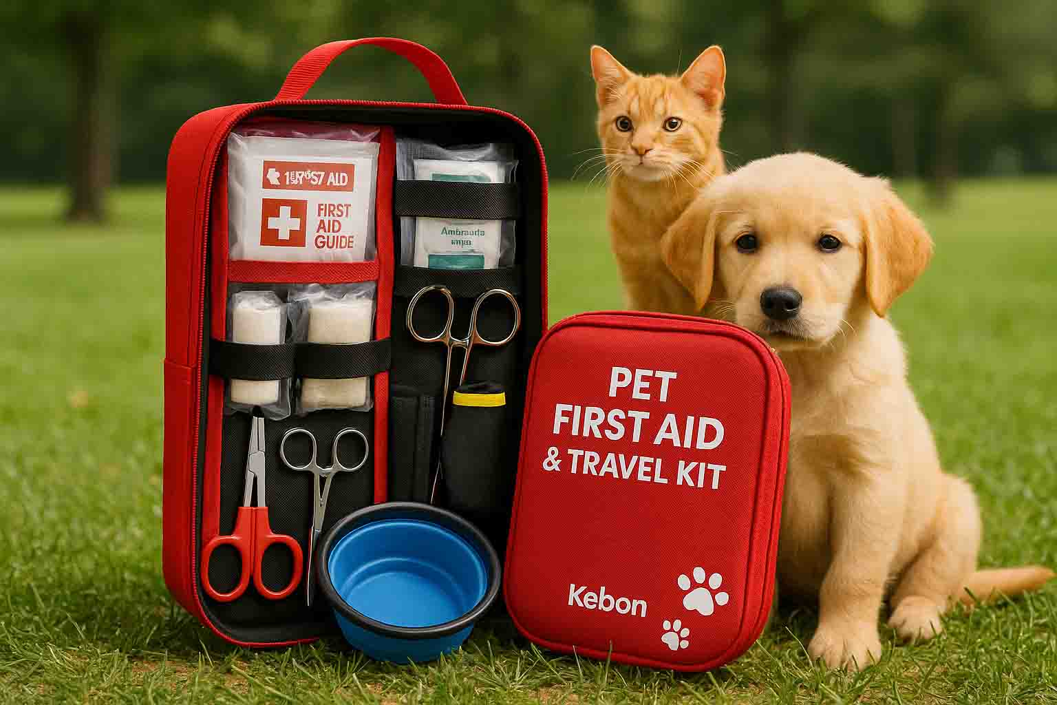 Kebon presenta un kit de primeros auxilios y viajes para mascotas para la seguridad sobre la marcha