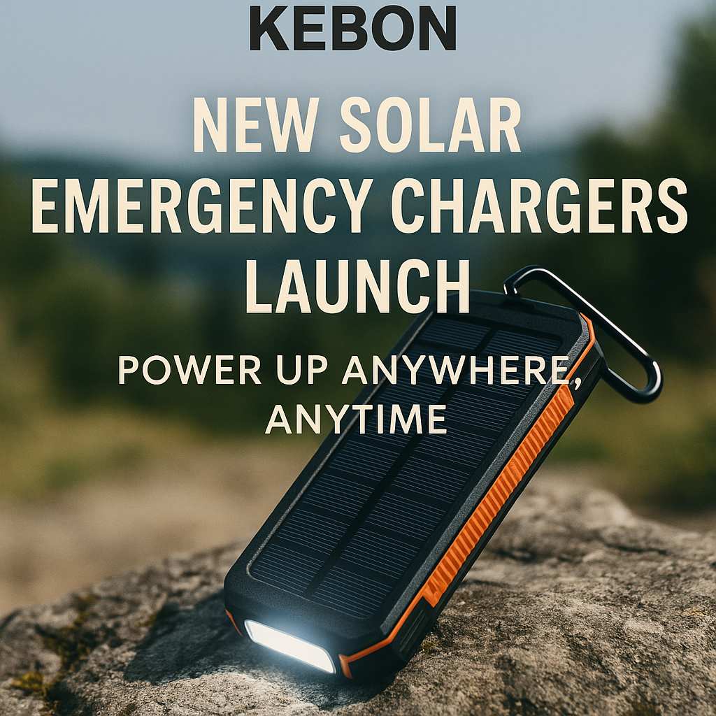 Nuevo lanzamiento de Chargers de emergencia solar: encienda en cualquier lugar, en cualquier momento