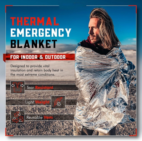 Por qué las mantas térmicas de emergencia son esenciales para la preparación moderna para emergencias