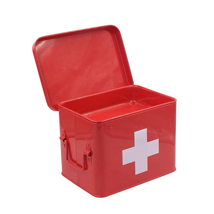 Caja médica de metal