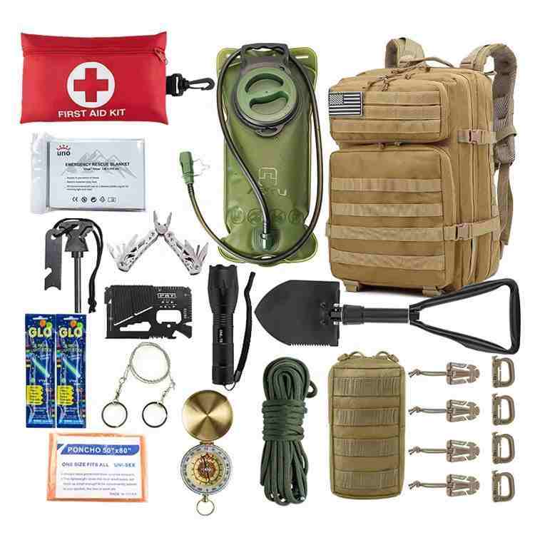 Kit de supervivencia de emergencia militar táctico 72H