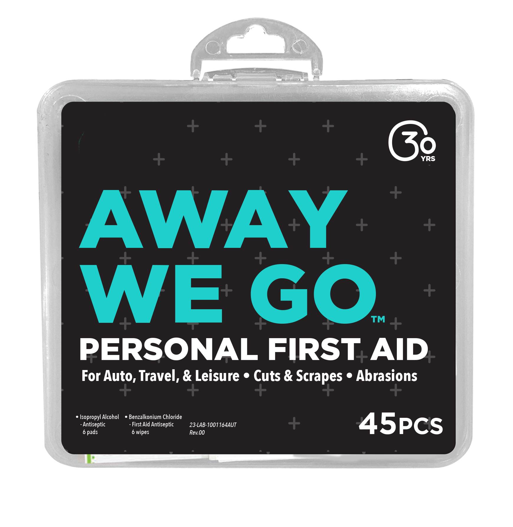 Kit personal de primeros auxilios - 45 PCS