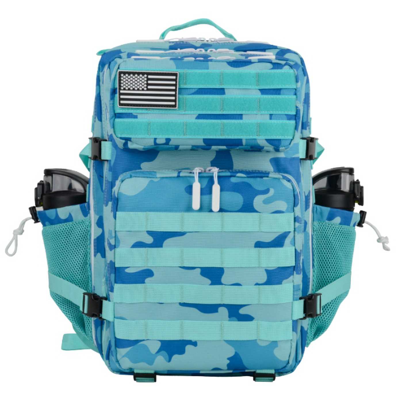 Producir mochilas al aire libre de camuflaje bolsas de doble hombro